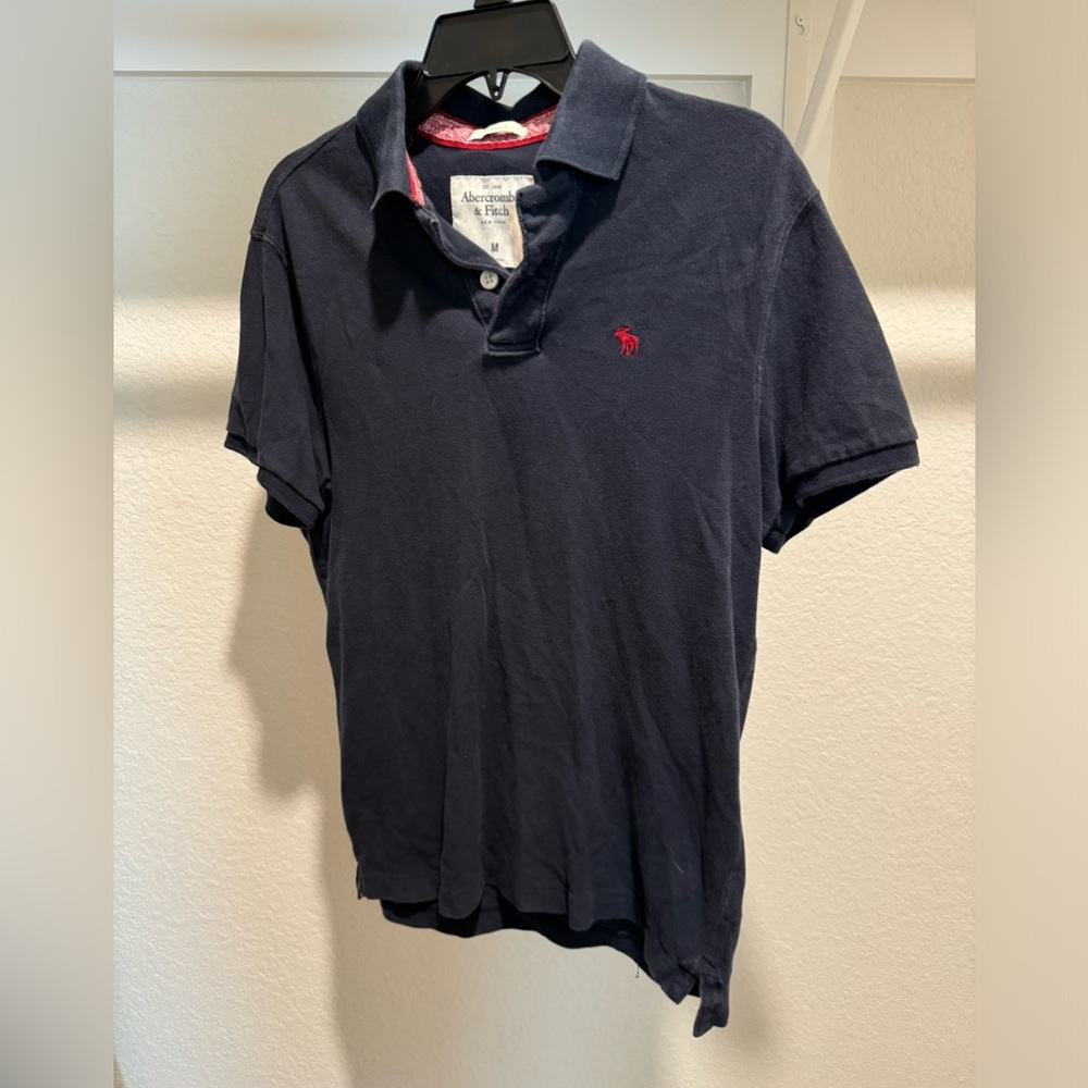 Abercrombie Navy Classic Fit Polo